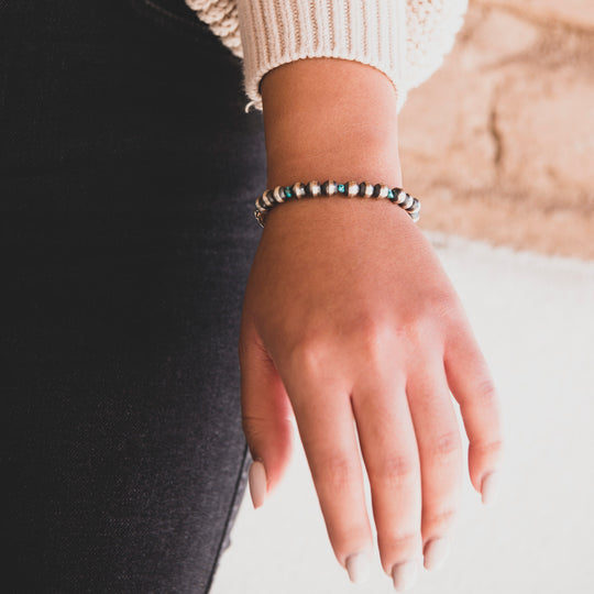 Sterling Silver Pearl Bracelet