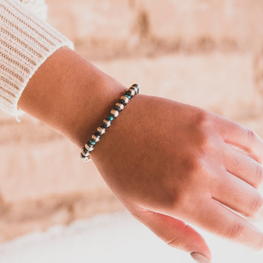 Sterling Silver and Turquoise  Bracelet