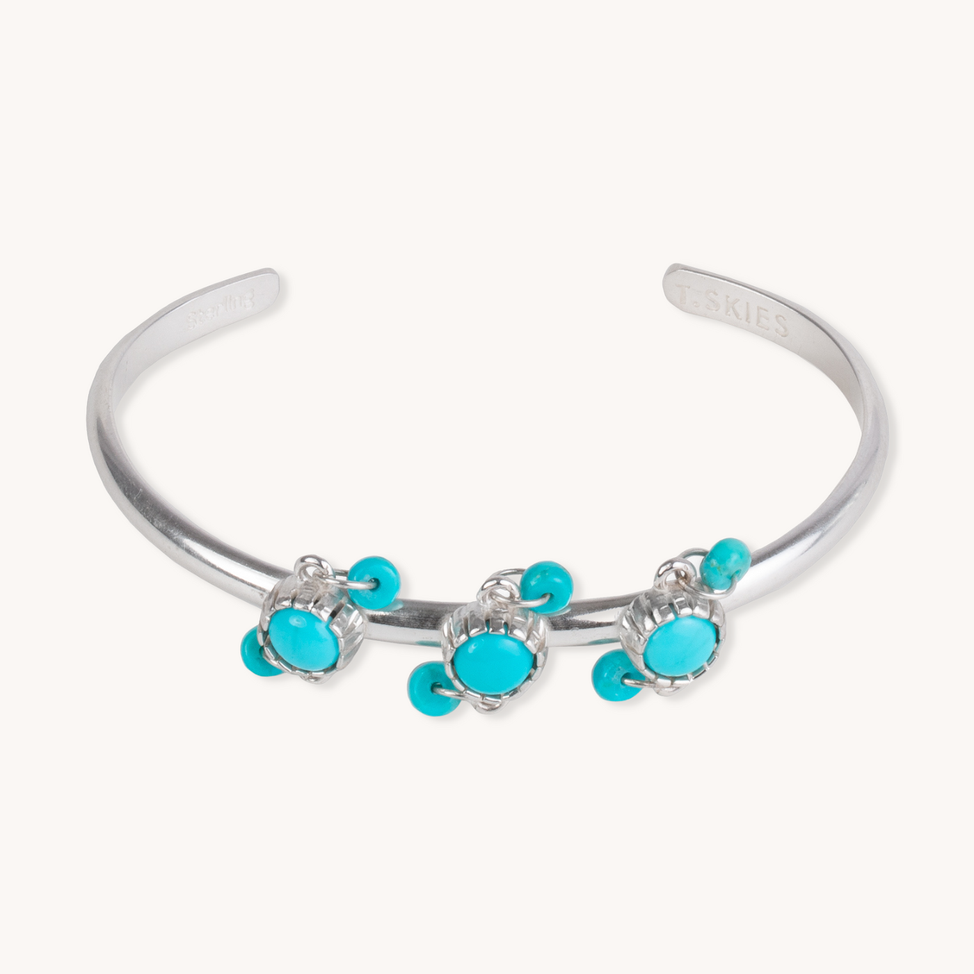 Silver and Turquoise Bracelet by TSkies