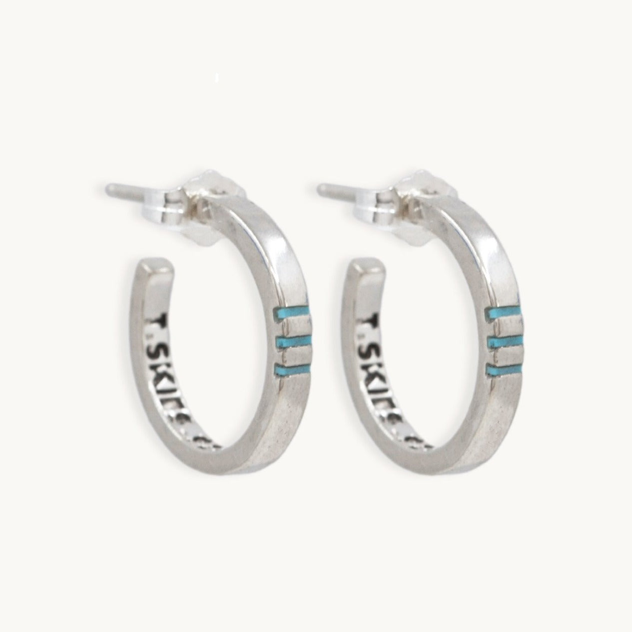 Turquoise Hoop Earrings | T.Skies Jewelry