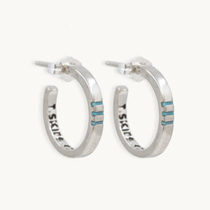 Turquoise Hoop Earrings | T.Skies Jewelry