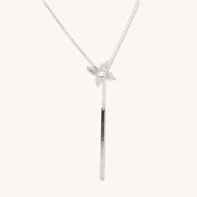 Sterling Silver Zia Lariat Necklace | T.Skies Jewelry