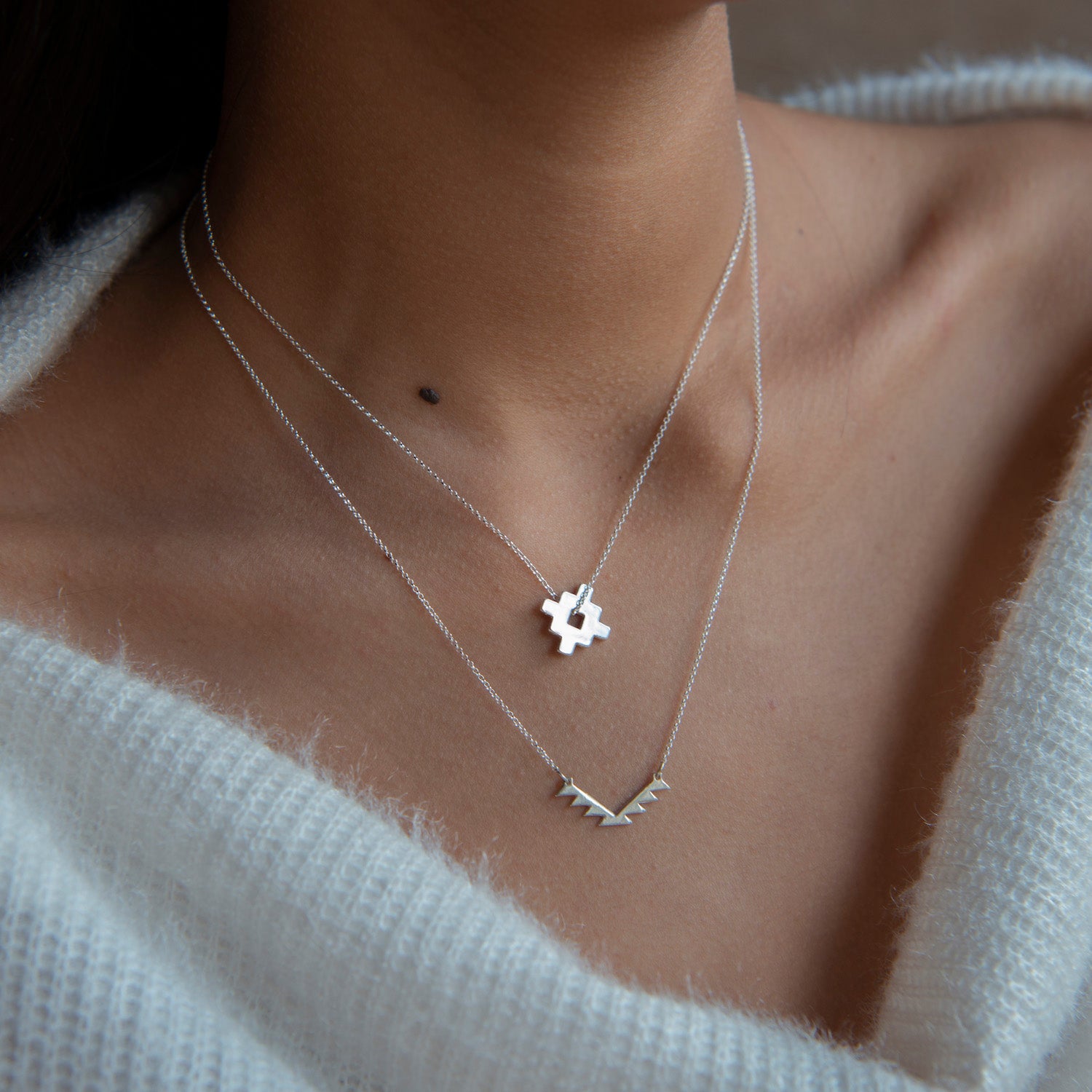 アクセサリー Octi Layered  Pendant Necklace Octi Layered Island Pendant Necklace