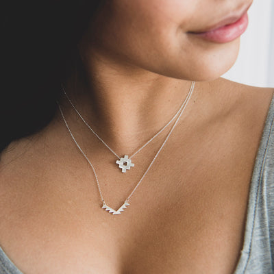 Silver Layered Necklace Set | T.Skies Jewelry