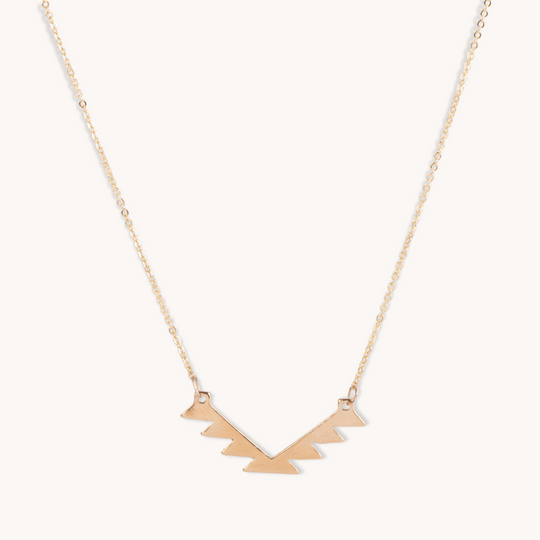 Gold Vermeil Bar Necklace by TSkies