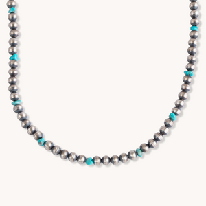 Turquoise Classic Desert Pearls Necklace by TSkies