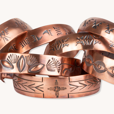 Copper Stamp Dancer Bracelet