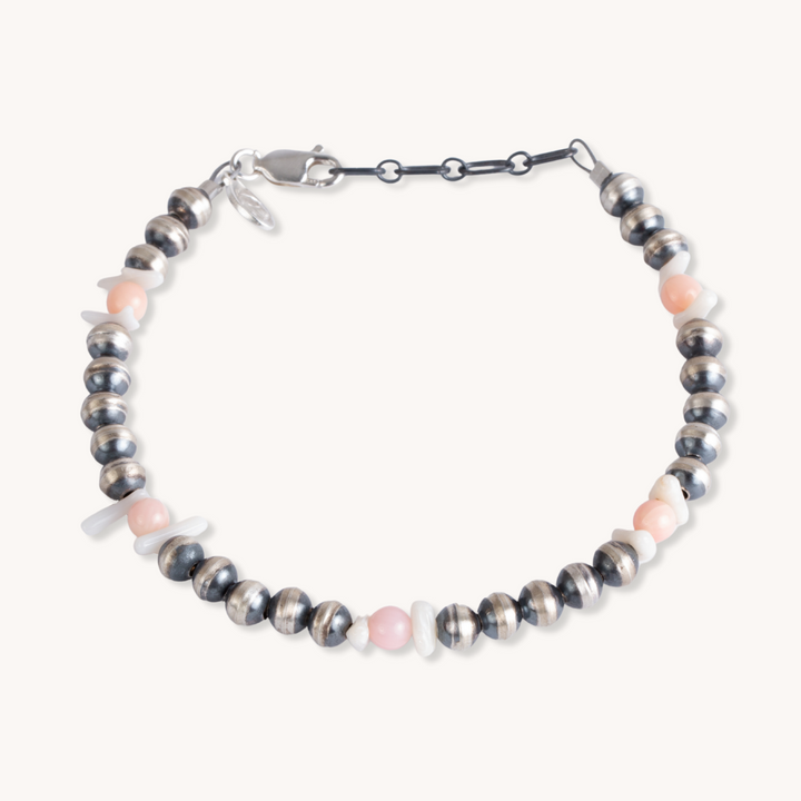 Silver Bead Bracelet by TSkies